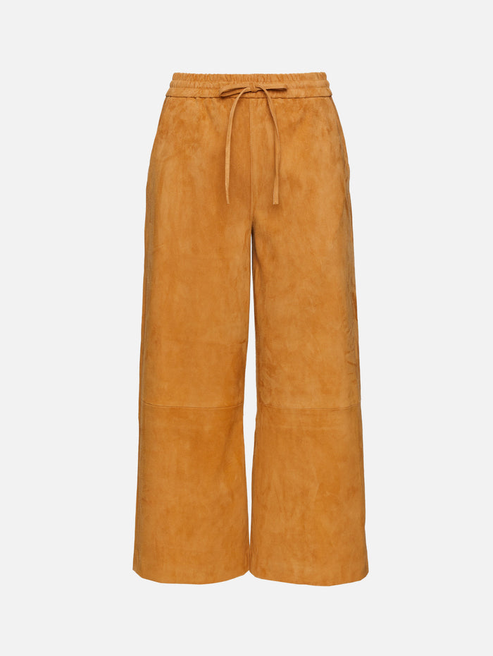 Cropped Baggy Pant,SPRWMN,NUTMEG,Image 1