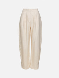 Lucille Trouser,POSSE,BEIGE PINSTRIPE,Image 1