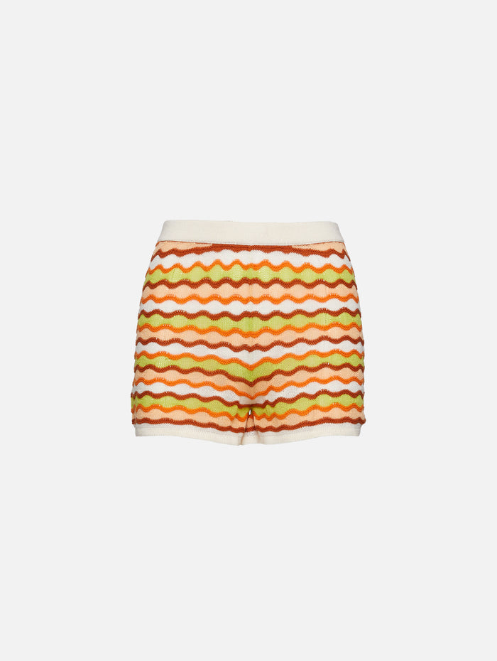 Mullu Short,ESCVDO,ORANGE/LIME,Image 1