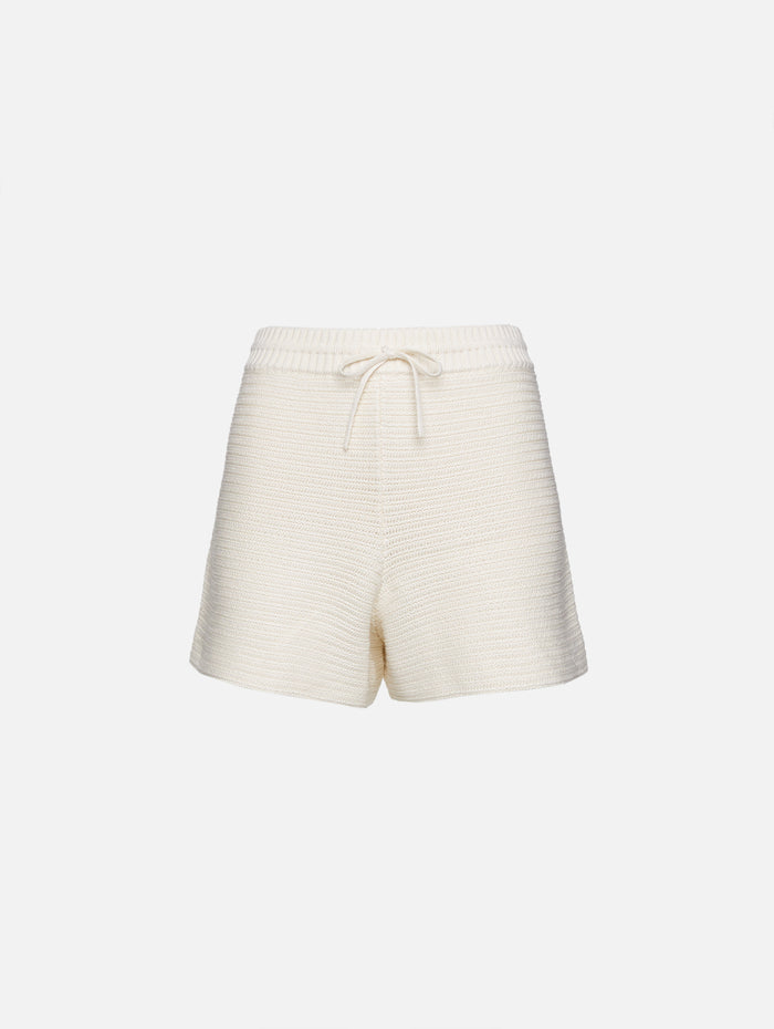 Crochet Jane Short,LA LIGNE,CREAM,Image 1