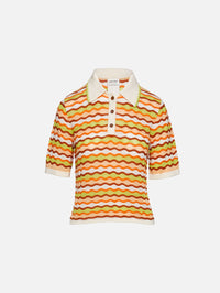 Mullu Polo Shirt,ESCVDO,ORANGE/LIME,Image 1