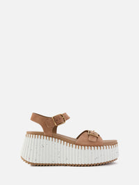 Nama Sandal,CHLOÉ,DUNE BROWN,Image 1