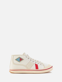 High Top Lace Up Sneaker,BOTTEGA VENETA,WHITE SEA SALT,Image 1