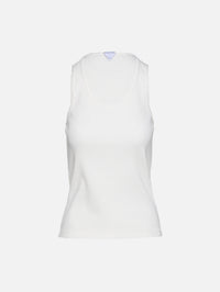 Knit Tank Top,BOTTEGA VENETA,CHALK,Image 1
