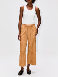 Cropped Baggy Pant,SPRWMN,NUTMEG,Image 2