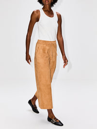 Cropped Baggy Pant,SPRWMN,NUTMEG,Image 3