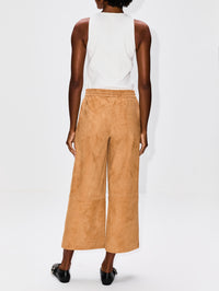 Cropped Baggy Pant,SPRWMN,NUTMEG,Image 4