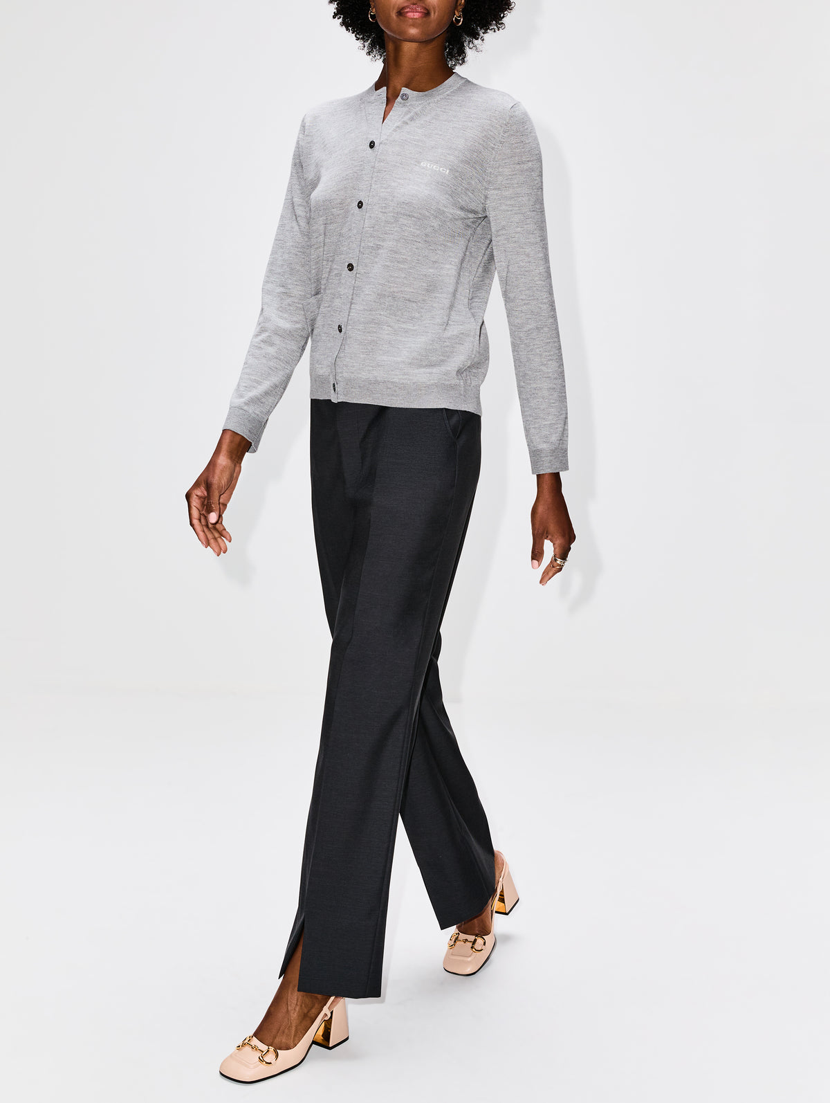 Light Dry Wool Pant,GUCCI,MEDIUM GREY,Image 3