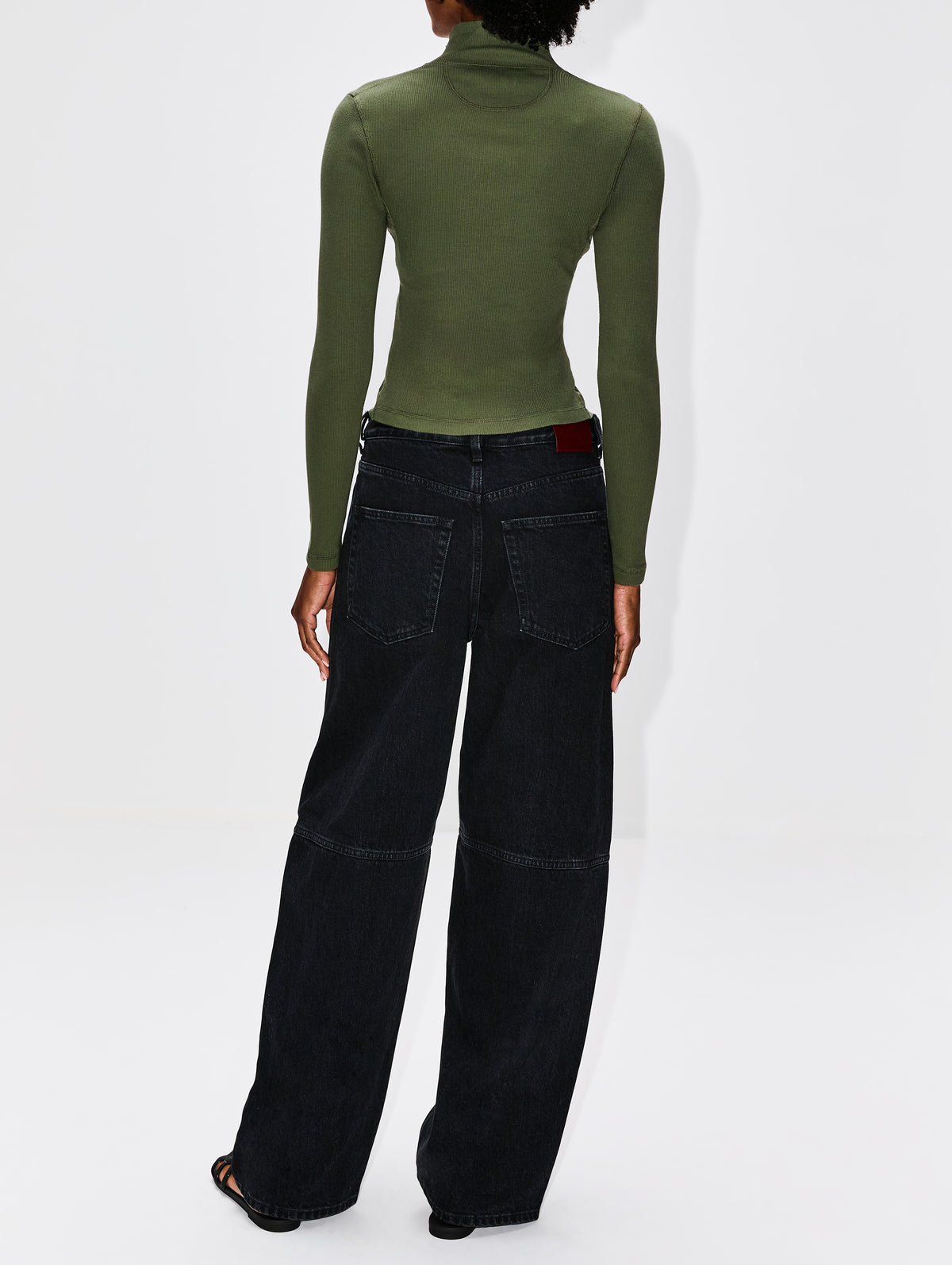 Baggy Jean,GUCCI,BLACK,Image 3