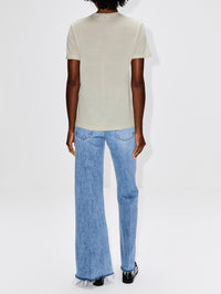 Cashmere Tee,CO,ALFALFA,Image 3