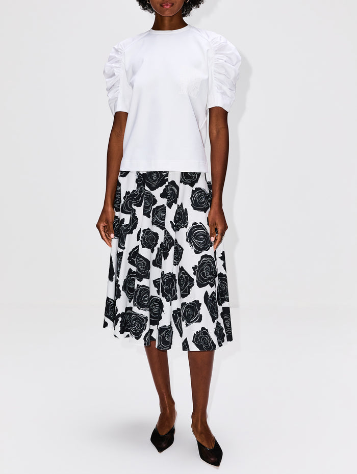 Mantide Top,MAX MARA,WHITE,Image 1
