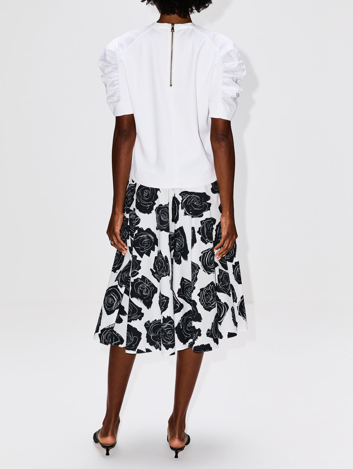 Mantide Top,MAX MARA,WHITE,Image 3