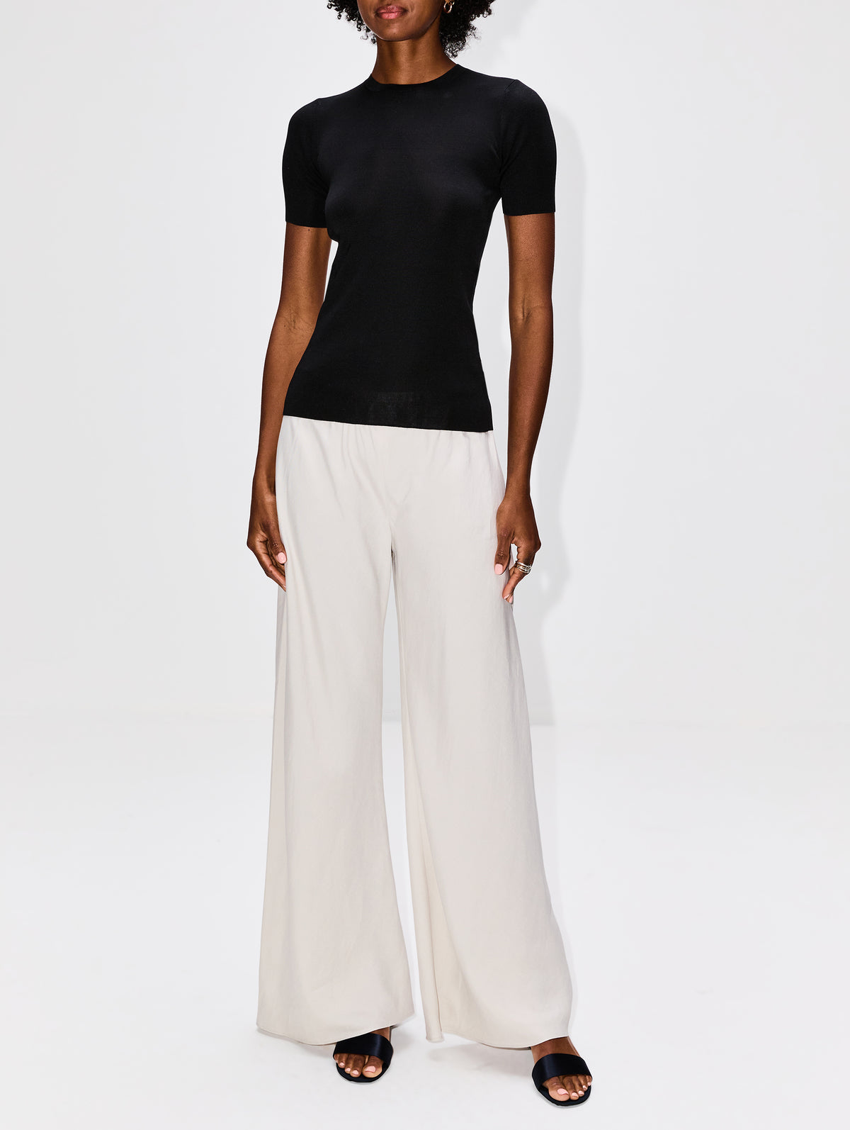 Jannat Top,THE ROW,BLACK,Image 2
