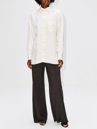 Nesson Shirt,THE ROW,WHITE,Image 2