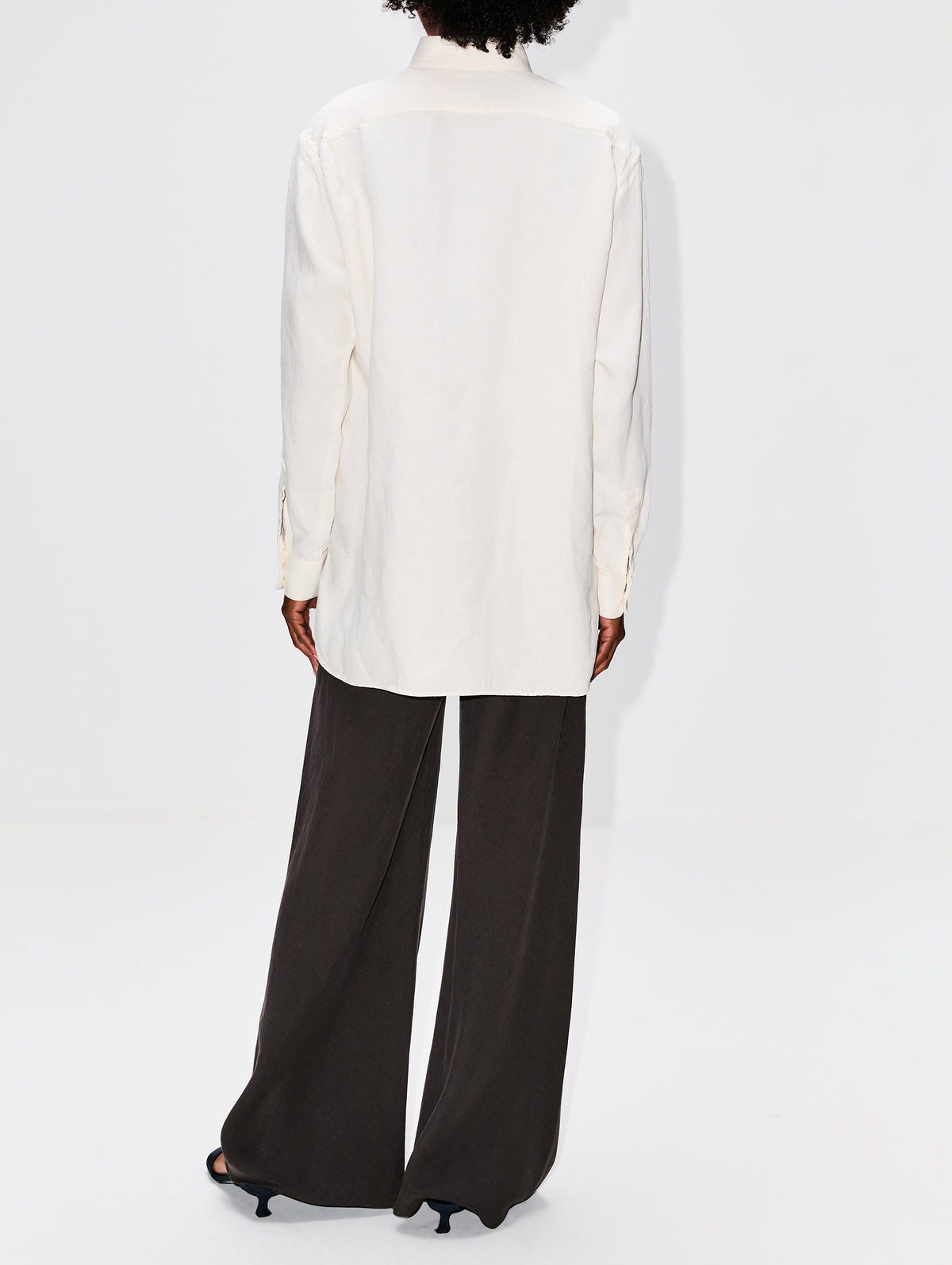 Nesson Shirt,THE ROW,WHITE,Image 3