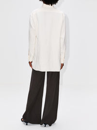 Nesson Shirt,THE ROW,WHITE,Image 3