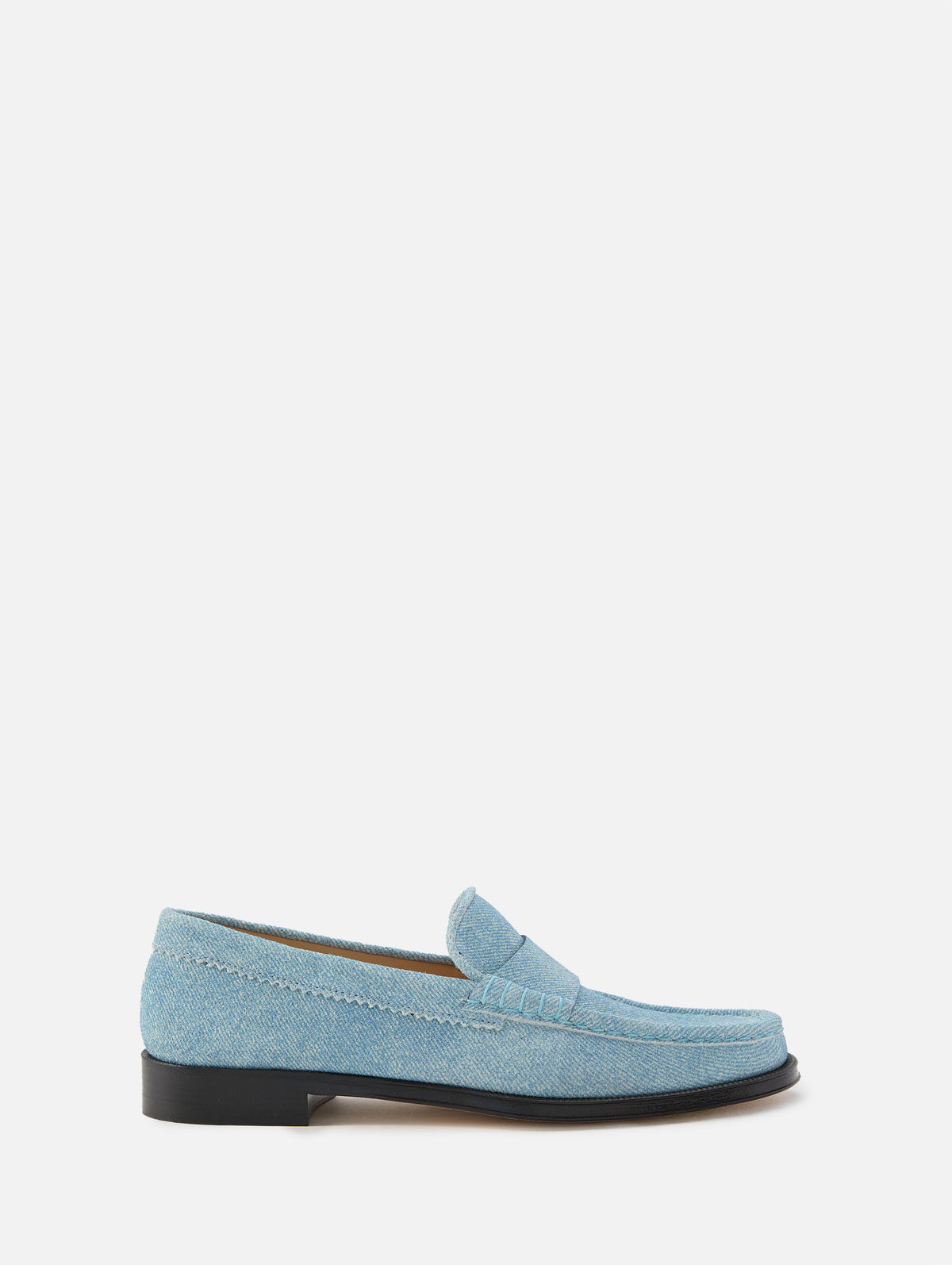 Seren Loafer,GABRIELA HEARST,LIGHT BLUE DENIM,Image 1