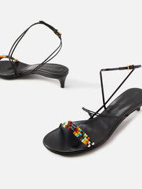Loop Kitten Heel 35mm,KHAITE,BLACK MULTI,Image 2