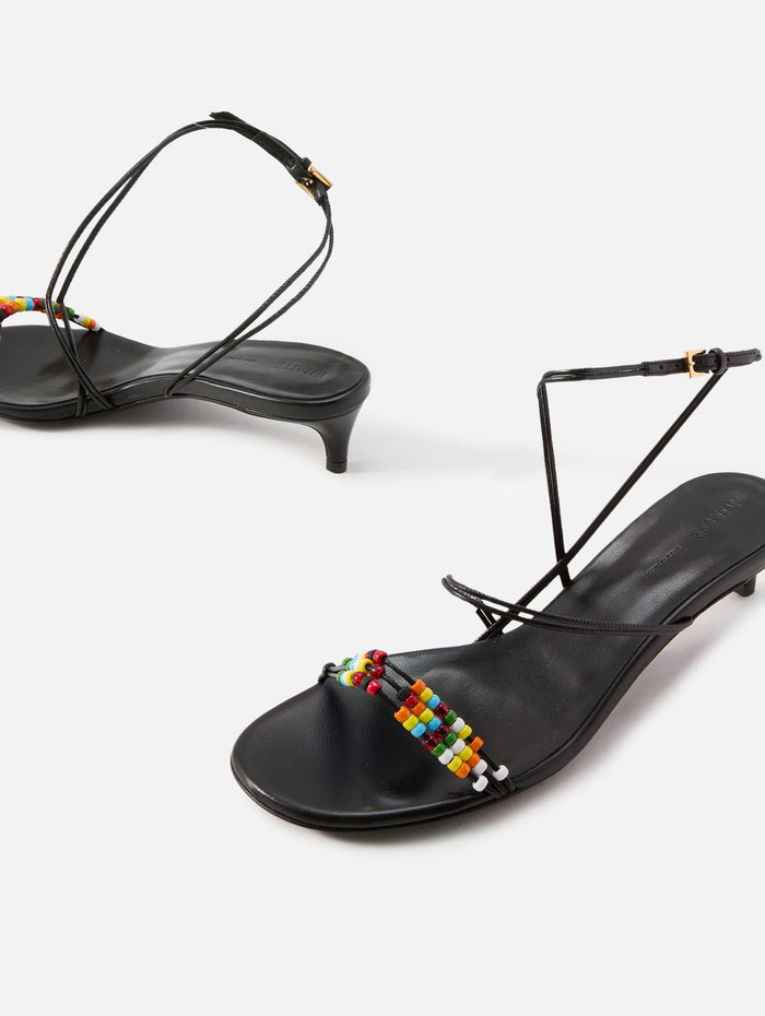 Loop Kitten Heel 35mm,KHAITE,BLACK MULTI,Image 1