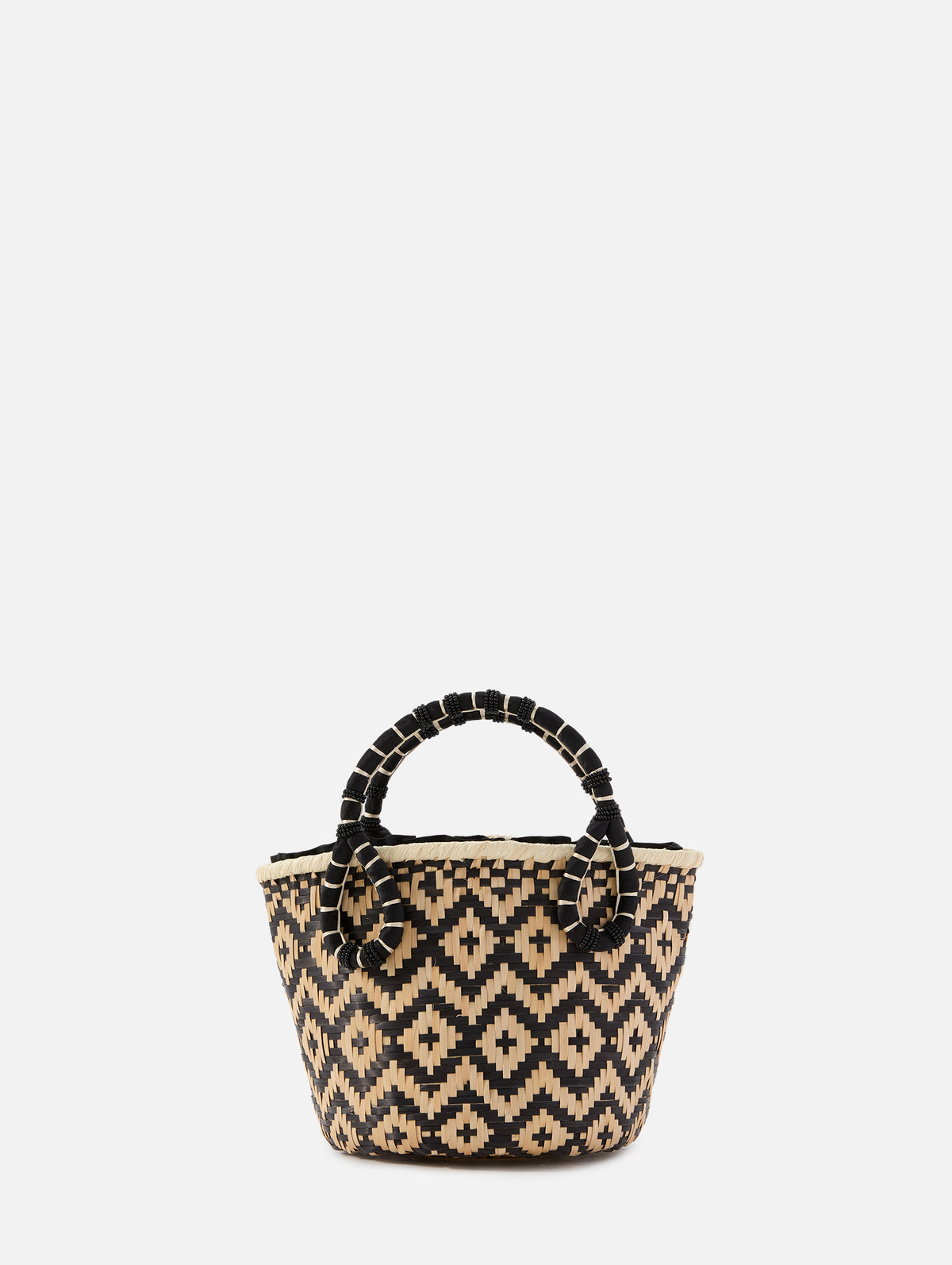Mythical Ship Mini Bucket Bag,JOHANNA ORTIZ,BLACK/NATURAL,Image 3