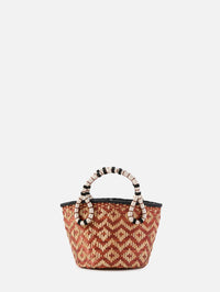 Mythical Ship Mini Bucket Bag,JOHANNA ORTIZ,PAPRIKA/NATURAL,Image 3