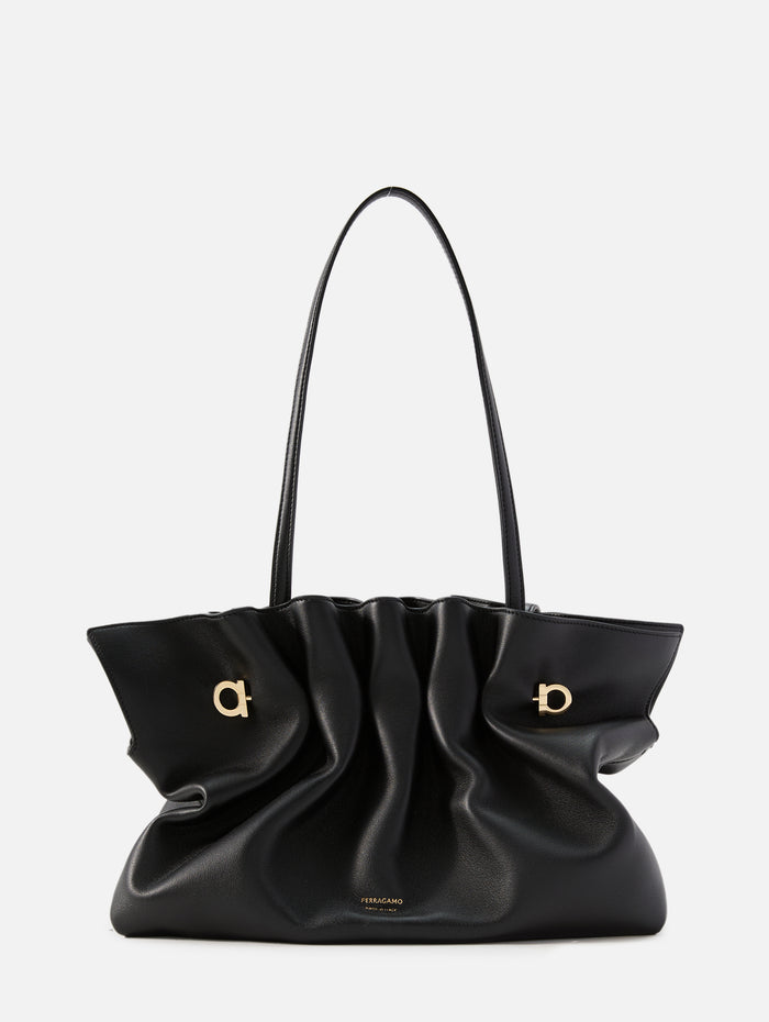 Medium Pierce Bag,FERRAGAMO,NERO,Image 1