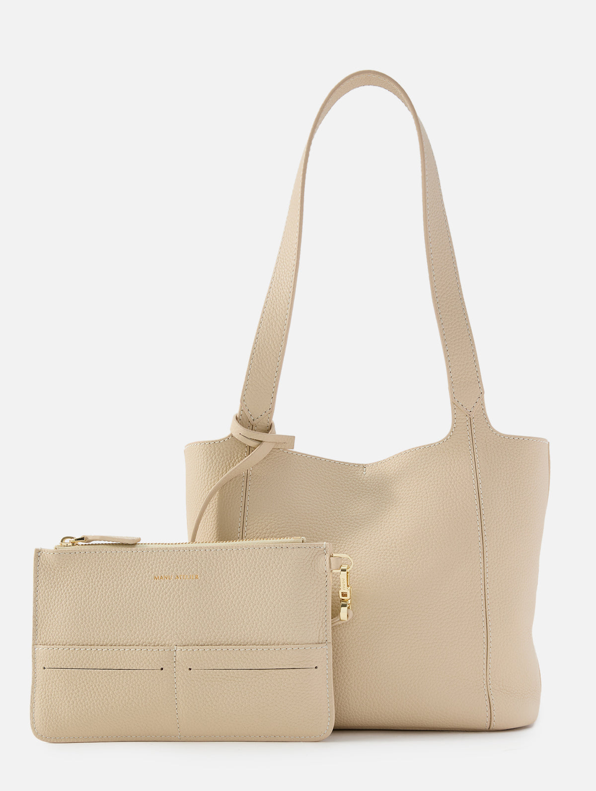Mini L'Escale Tote,MANU ATELIER,VANILLA,Image 3
