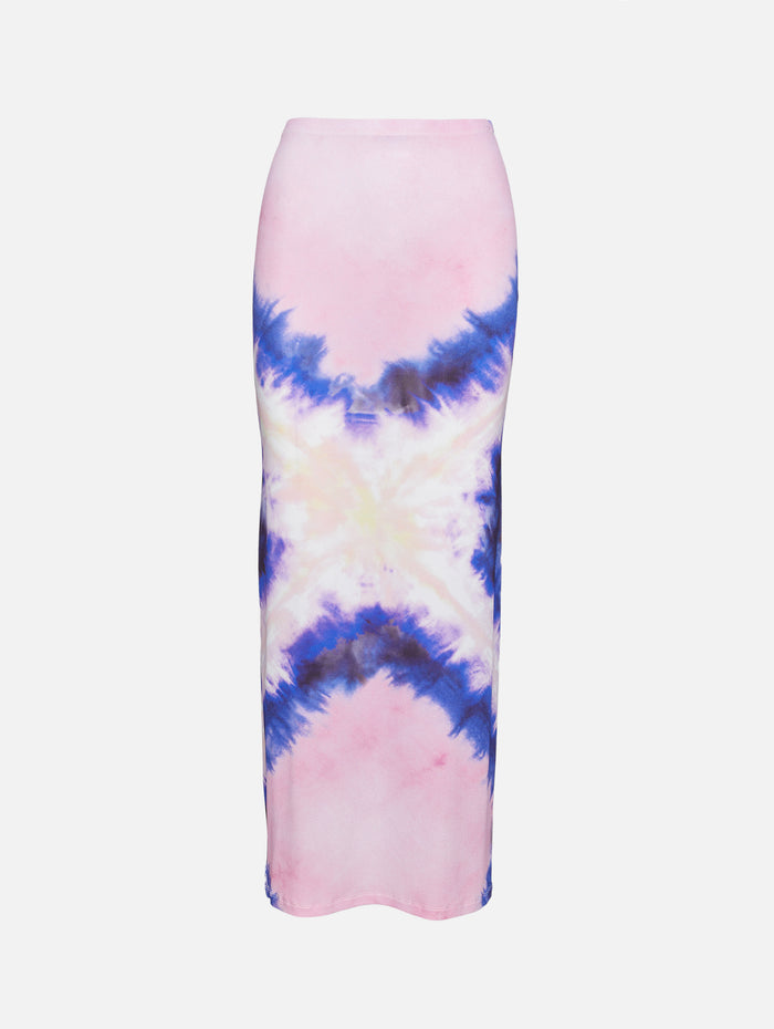 Tie Dye Maxi Skirt,RABANNE,TIE DYE,Image 1