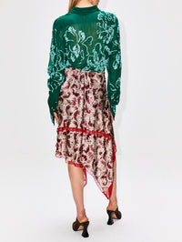 Celina Blouse,DRIES VAN NOTEN,GREEN,Image 3