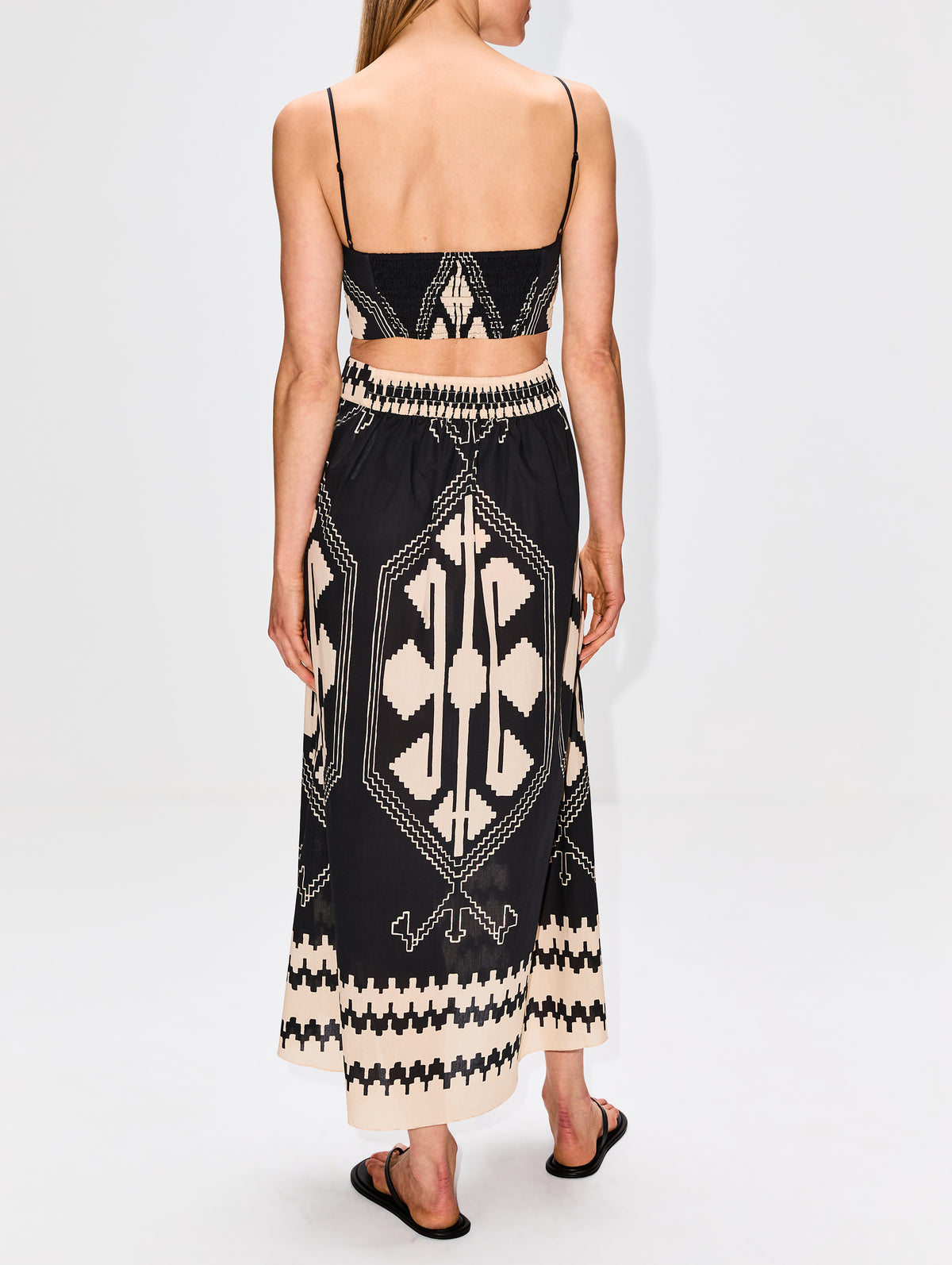 Nudos Del Mar Top,JOHANNA ORTIZ,BLACK/ECRU,Image 3