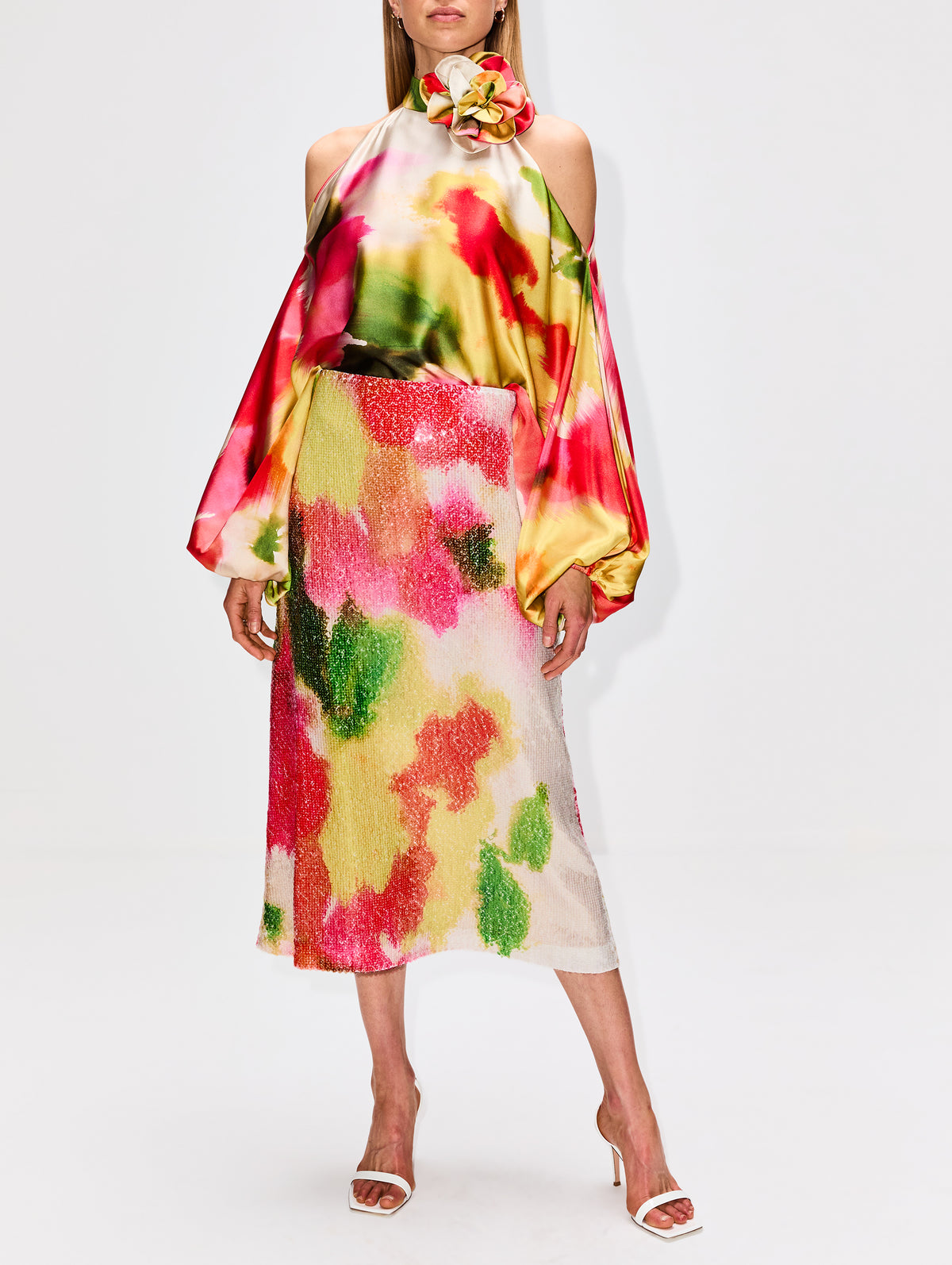 Safira Blouse,SILVIA TCHERASSI,SPRING BLOOMS,Image 2