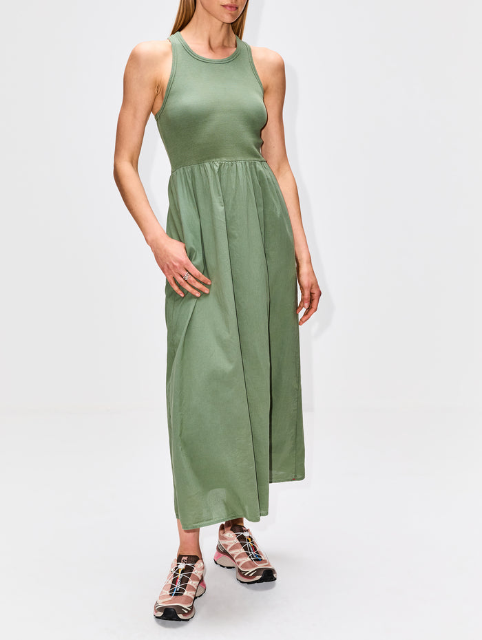 Flynn Dress,XÍRENA,ARMY GREEN,Image 1