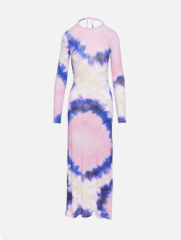 Tie Dye Maxi Dress,RABANNE,TIE DYE,Image 1