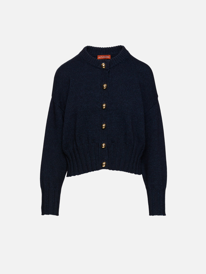 Liam Sweater,ALTUZARRA,BERRY BLUE,Image 1