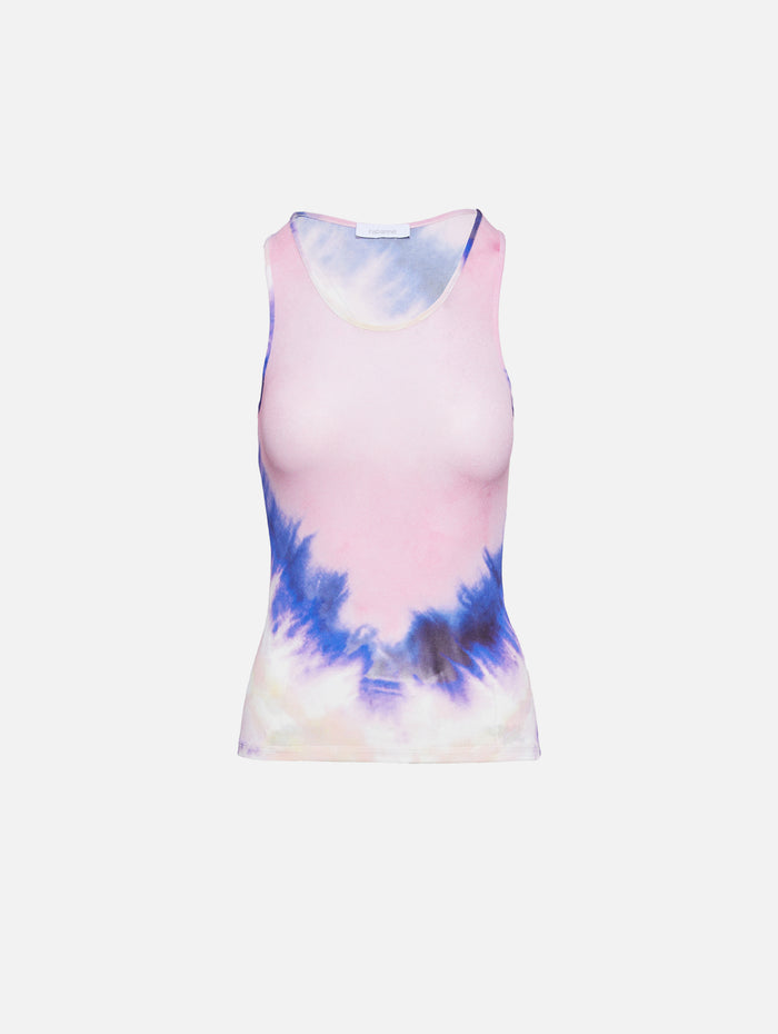 Tie Dye Tank Top,RABANNE,TIE DYE,Image 1