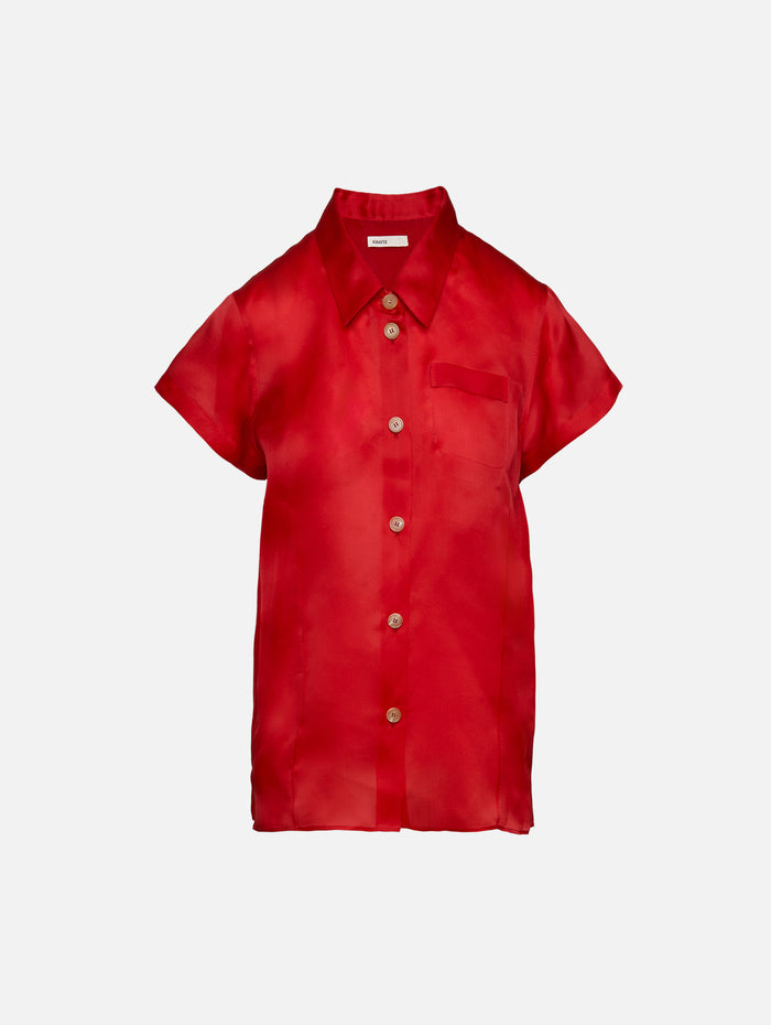 Keefe Top,KHAITE,RASPBERRY,Image 1