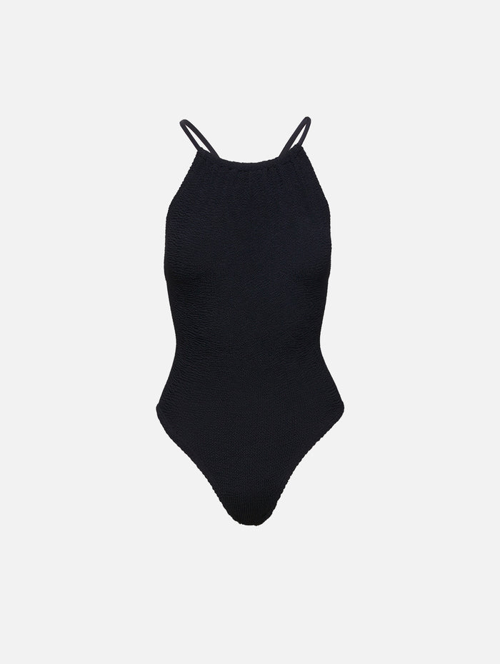 Portia Swimsuit,HUNZA G,BLACK,Image 1