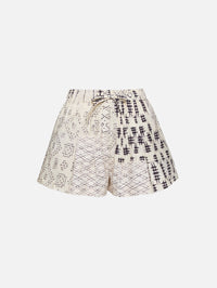 Zarate Bacan Short,MARIA CHER,ECRU,Image 1