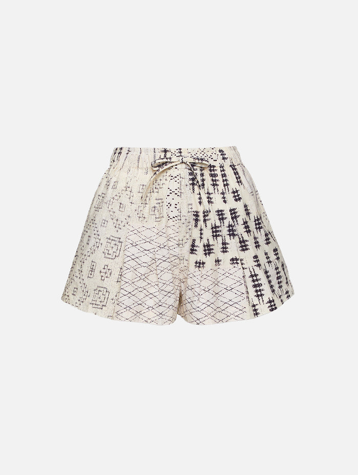 Zarate Bacan Short,MARIA CHER,ECRU,Image 1