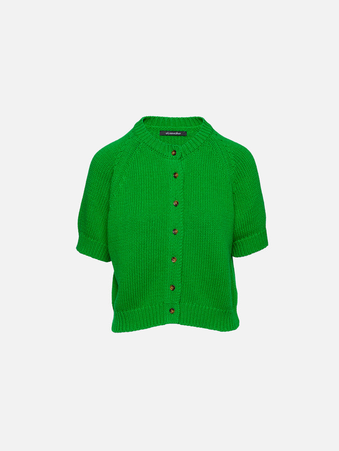 Phoebe Cardigan,ELYSEWALKER LABEL,KELLY GREEN,Image 1