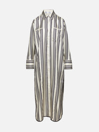 Viviana Shirt Dress,HEIRLOME,CREAM/BLACK,Image 1