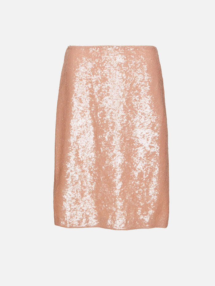 Sequin Midi Skirt,FERRAGAMO,BALLET,Image 1