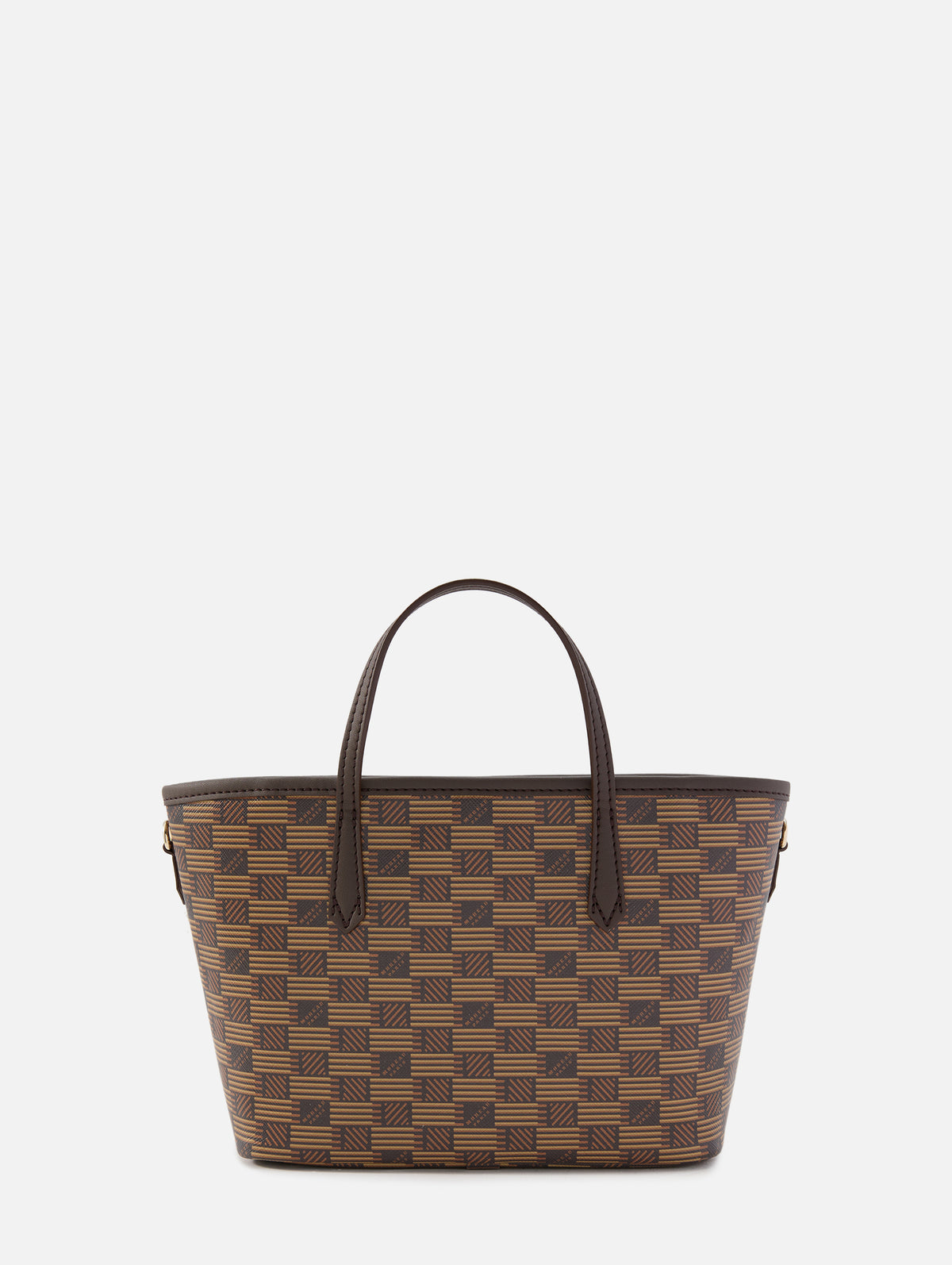 Monaco Tote,MOREAU PARIS,CHOCOLATE/NATURAL,Image 3