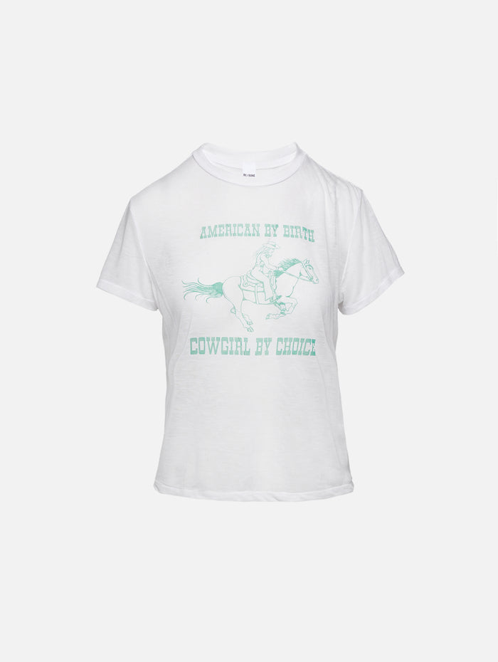 Classic Tee,RE/DONE,OPTIC WHITE,Image 1