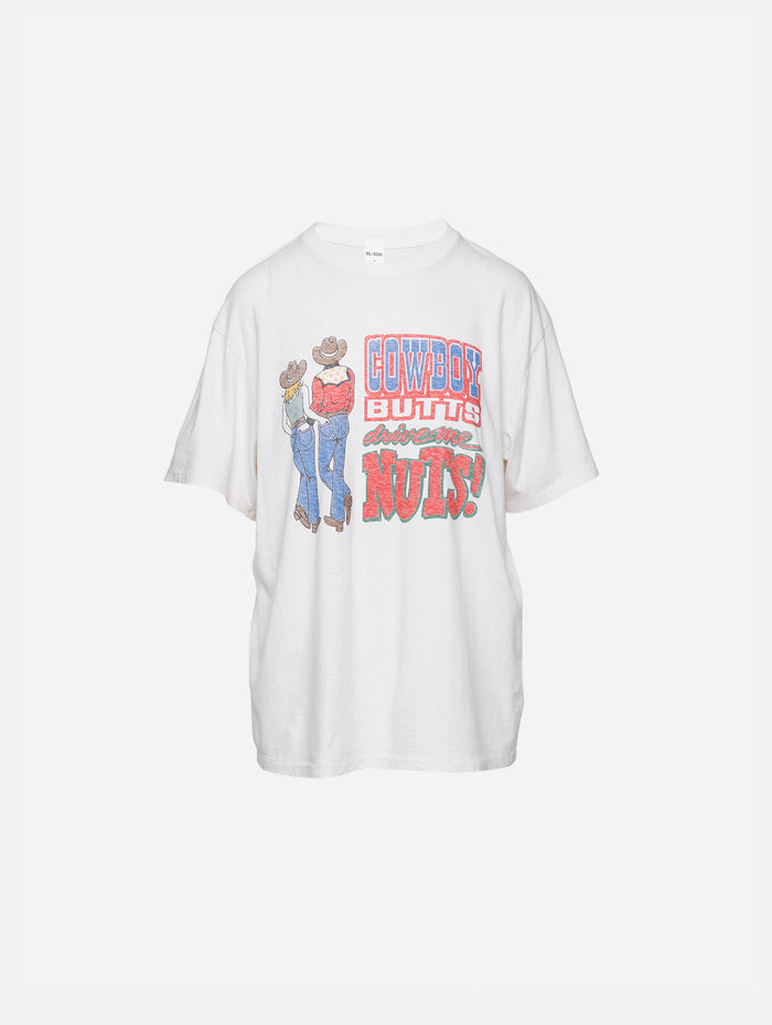 Boyfriend Tee,RE/DONE,VINTAGE WHITE,Image 1