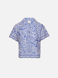 Helene Blouse,BIRDS OF PARADIS BY TROVATA,HYDRA BORDER,Image 1