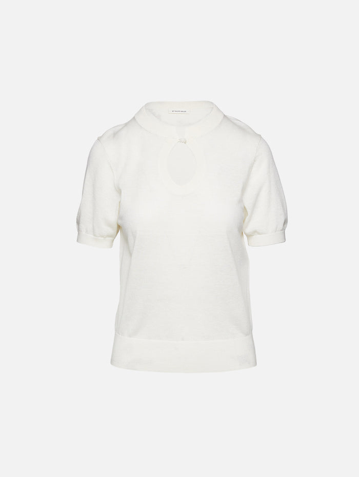 Tala Top,BY MALENE BIRGER,SOFT WHITE,Image 1