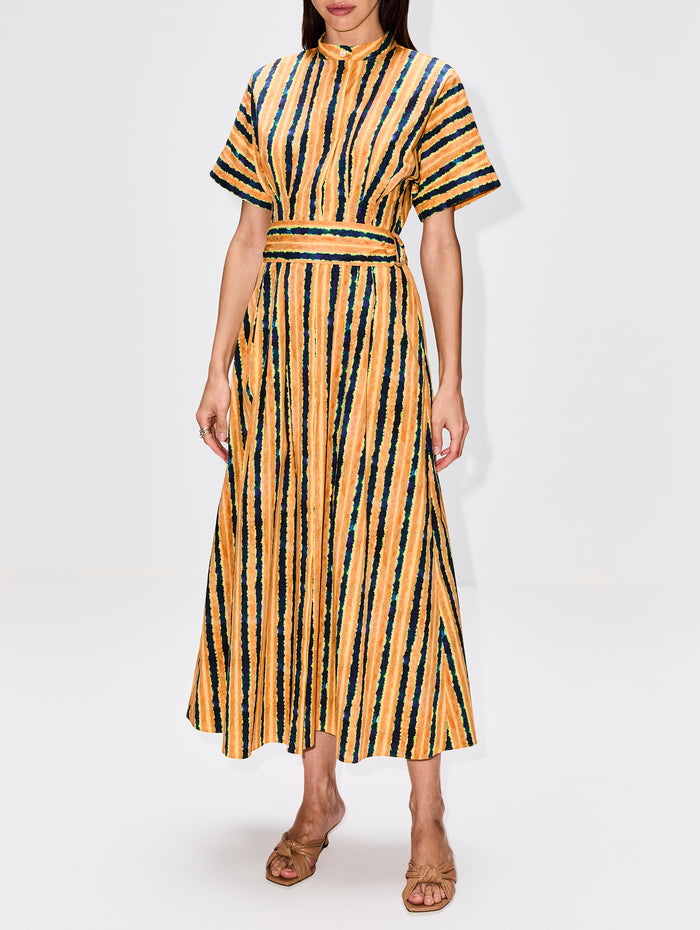 Zary Dress,AMIR TAGHI,MELON,Image 1