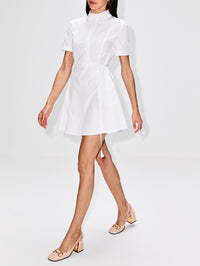 Poplin Dress,GUCCI,WHITE,Image 3