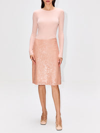 Sequin Midi Skirt,FERRAGAMO,BALLET,Image 2